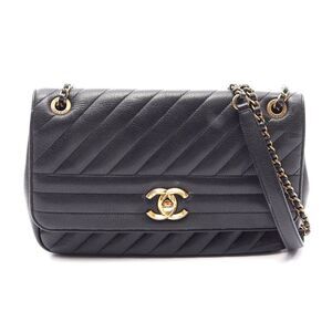 Chanel Quilted Flap Shoulder Bag Leather
